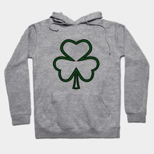 DARK Green Shamrock Hoodie